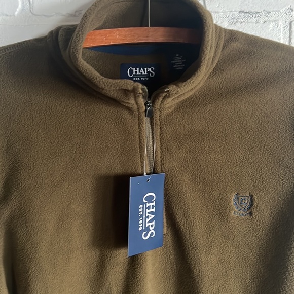 Chaps Fleece Half-Zip Pullover sizes small available NWT - Picture 6 of 11